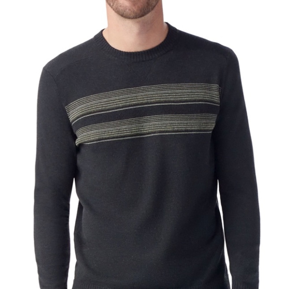 Men's Sparwood Stripe Crew Sweater, Large